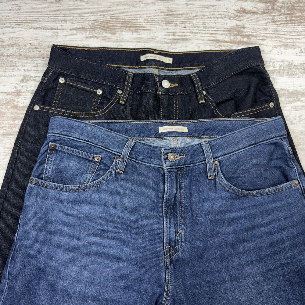 Levi's Jeans Bundle Womens 31x27 (Measures 34) 515 Bootcut Middy Wide Leg Ankle